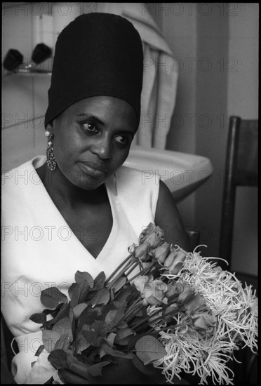 Miriam Makeba in concert, 1969.