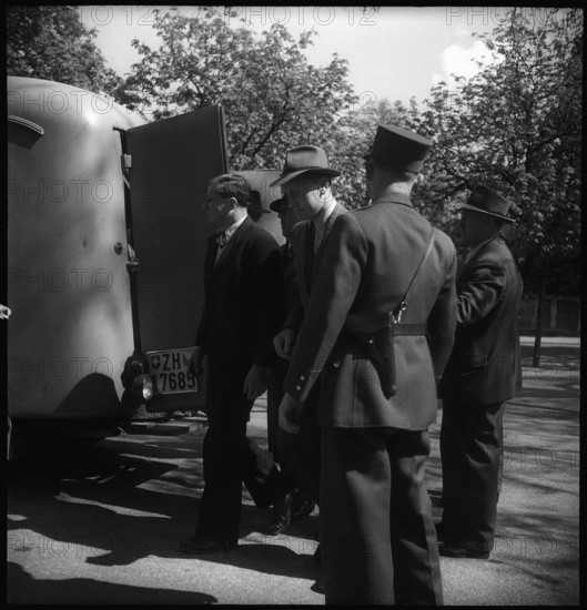 Trial against Swiss Nazis; 1948.