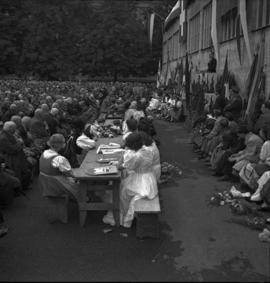 Max Petitpierre, radical democratic festivity in Luzern, 1948.