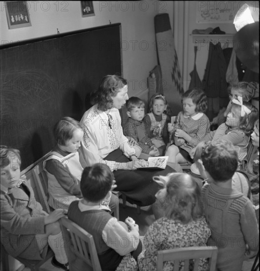 Serbian children on holiday for convalescence in Switzerland, 1942.