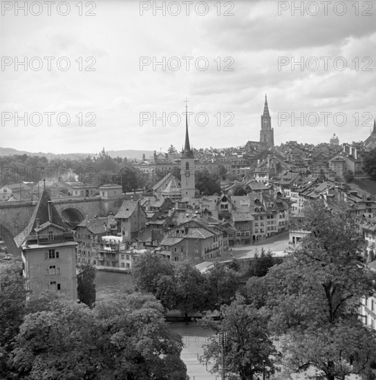 Nydegg, old town Berne 1952.