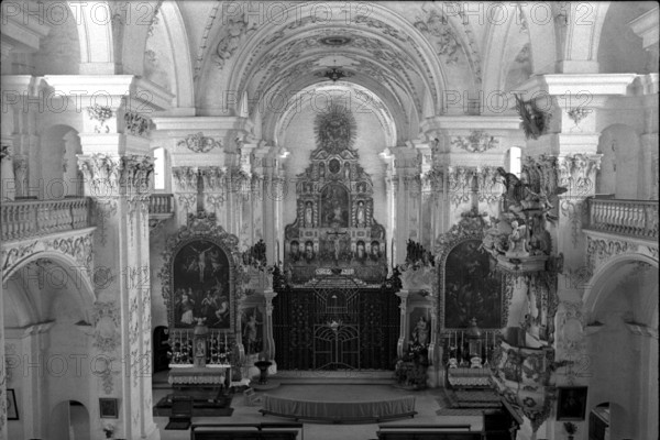Choir of the St. Urban church around 1942.