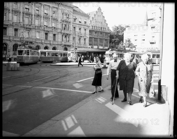 Zurich Paradeplatz 1954.
