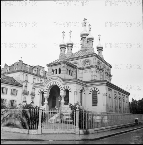 Russian church, Geneva 1958.