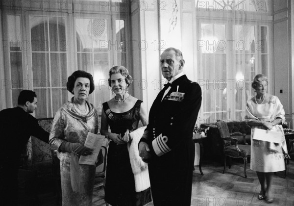 Hotel Bellevue Palace 1965: farewell dinner of the Danish royal couple.