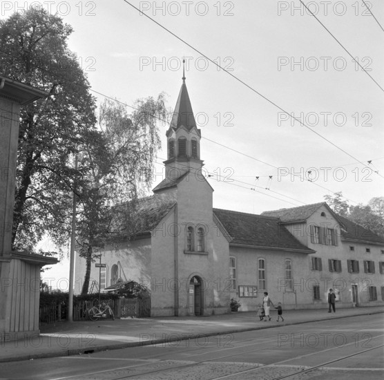 Church Oberstrass, Zurich 1956.