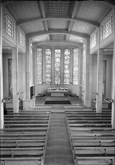 Three Kings church Zurich 1952.