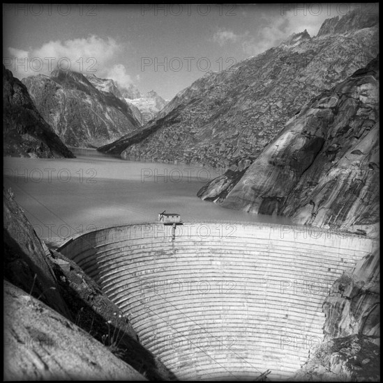 Lake Grimsel 1950.