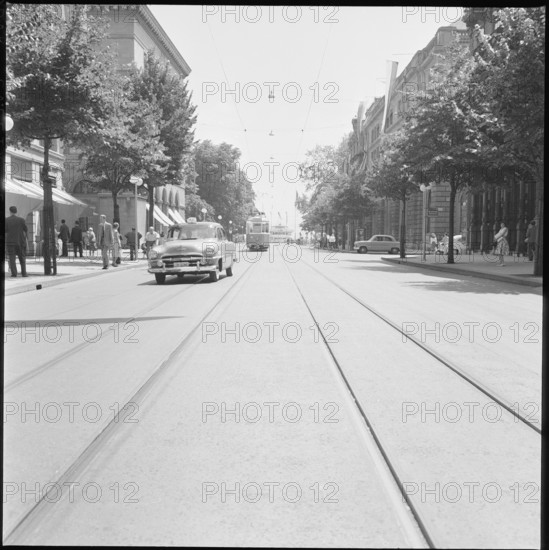 Bahnhofstrasse Zurich 1958.