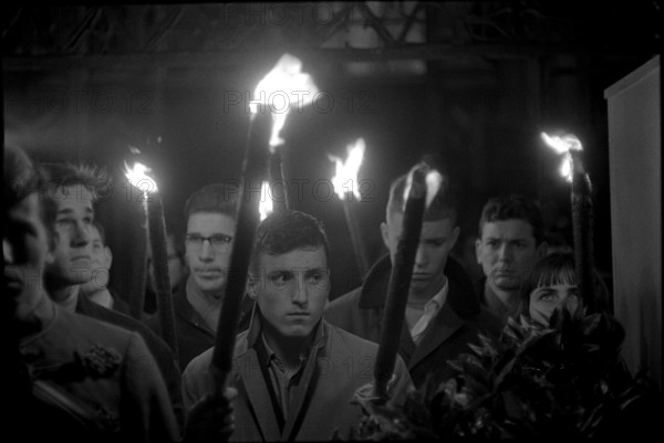 Memorial Ceremony for John F. Kennedy, Bern 1963.