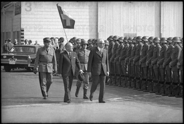 Gustav Heinemann in Switzerland, 1972.