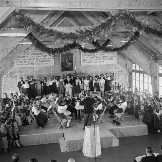 Concert, Pestalozzi Children's Village, Trogen 1952.