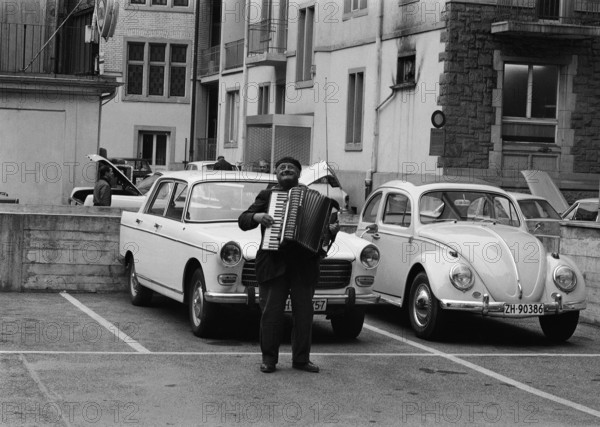 Street Musician with Accordion, 1968.