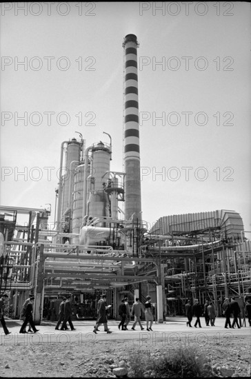 Cressier, Inauguration, Refinery, 1966.