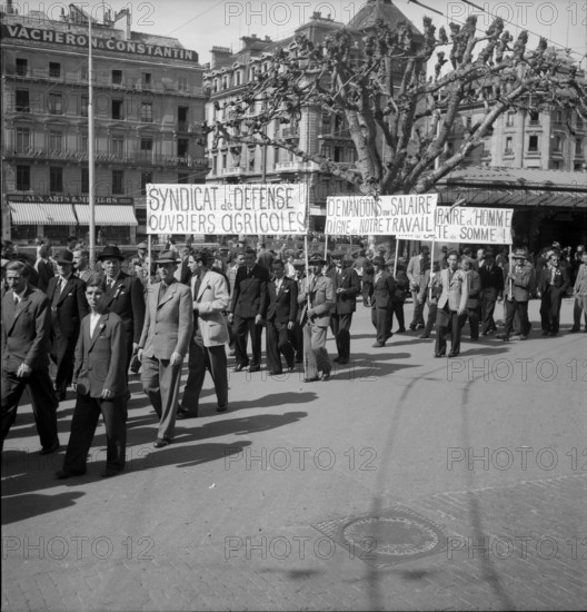 May Day rallies in Geneva 1946.
