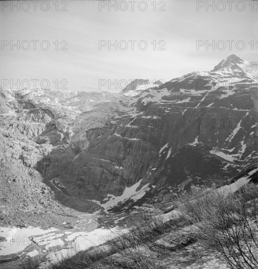 Rhone Glacier, 1950.