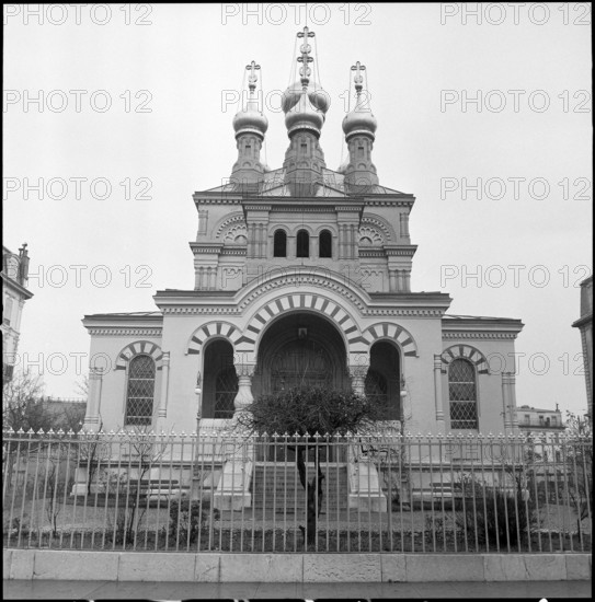 Russian church, Geneva 1958.