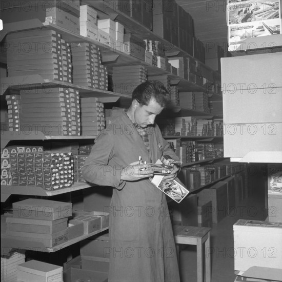 Warehouse of Franz Carl Weber, 1955.