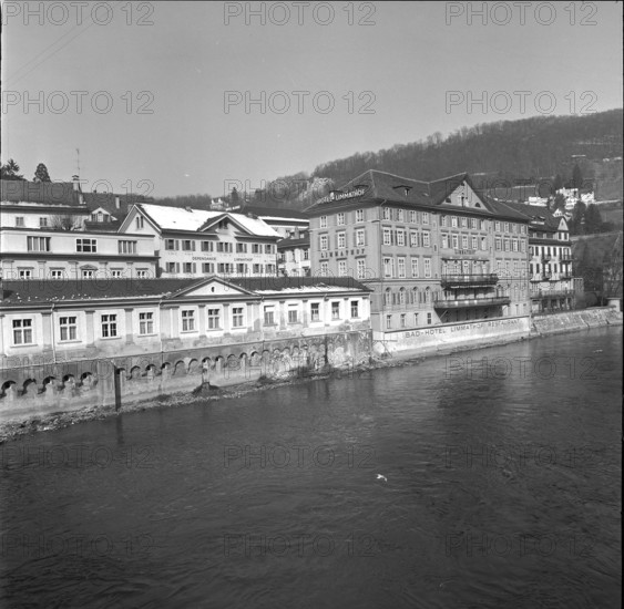 Baden; Badehotel Limmathof und Schweizerhof; 1965.