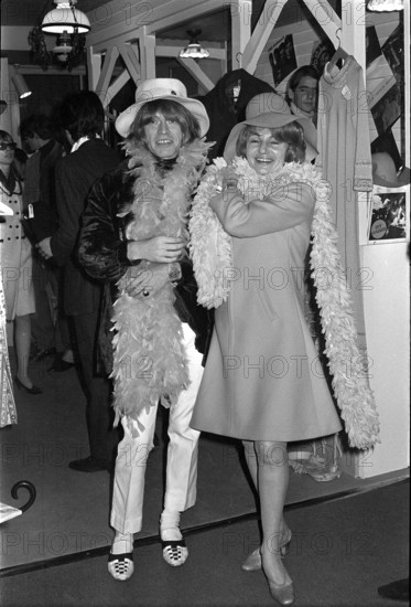Brian Jones from the Rolling Stones in the boutique Naphtaly's 1967.