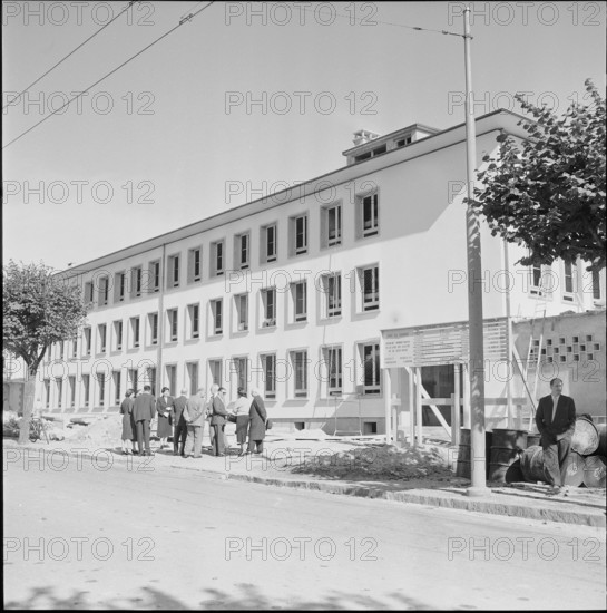 New building of the red cross league, 1958.