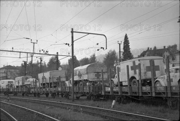 German ambulances 1945.