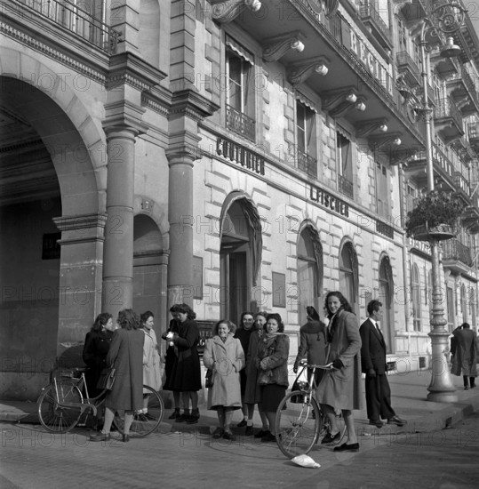Strike of tailors in Geneva, 1947.
