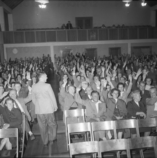 Women are voting for the first time at a municipality in Switzerland.