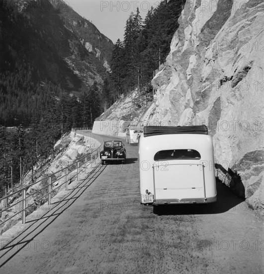 Excursion on the Susten Pass, 1946.