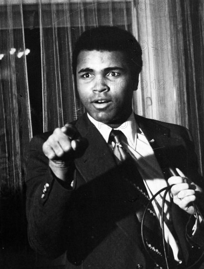 Muhammad Ali in Zurich 1971.