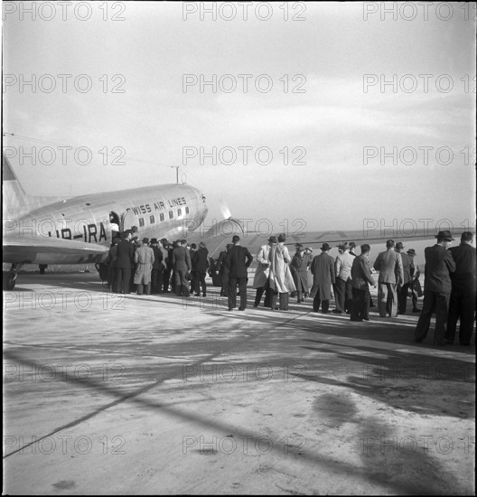 Opening of the first runway 1947.