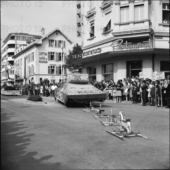 16th festival of the Jura in Delemont, 1963.