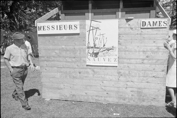 60th Marche-Concours Saignelegier, toilet, 1963.