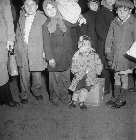 Arrival Italian Orphan, Pestalozzi Children's Village 1948.