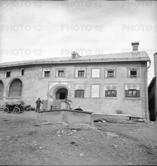 Guarda in Lower Engadine ; 1942.