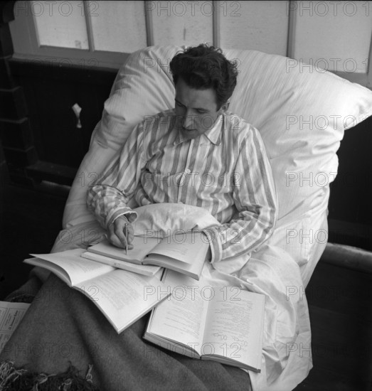 Patient at the international university sanatorium, 1945.