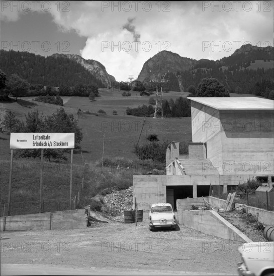 Erlenbach i. S. - Stockhorn funicular railway, 1966.