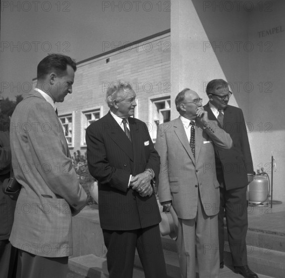 David McKay with Otto Steiger, 1955.