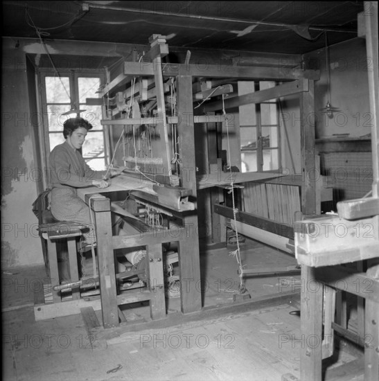 Weaving mill, Grono 1957.