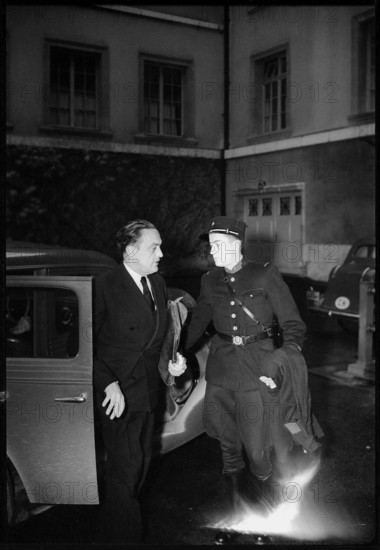 Georges Oltramare, trial against Swiss Nazis; 1947.