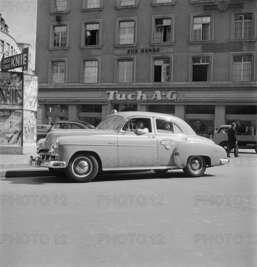 Taxi-War in Zurich, 1951.