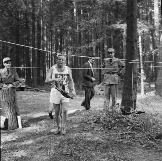 3rd championship of air force: orienteering, Dubendorf 1959.