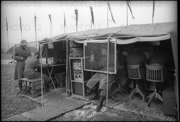 Command post of anti-aircraft defence, Emmen 1965.
