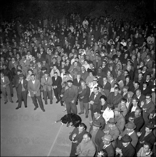 Protest against refinery Cressier; 1966.