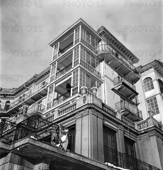 Davos, Hotel Belvedere; 1949.