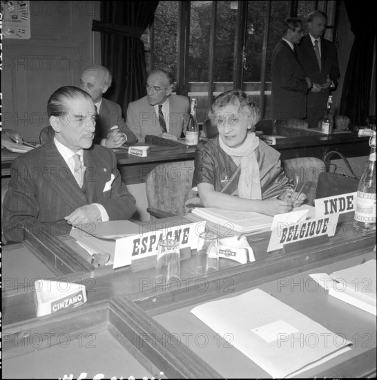 76th meeting of the ICRC executive committee, 1957.