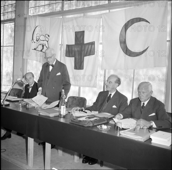 78th meeting of the ICRC executive committee, 1958.