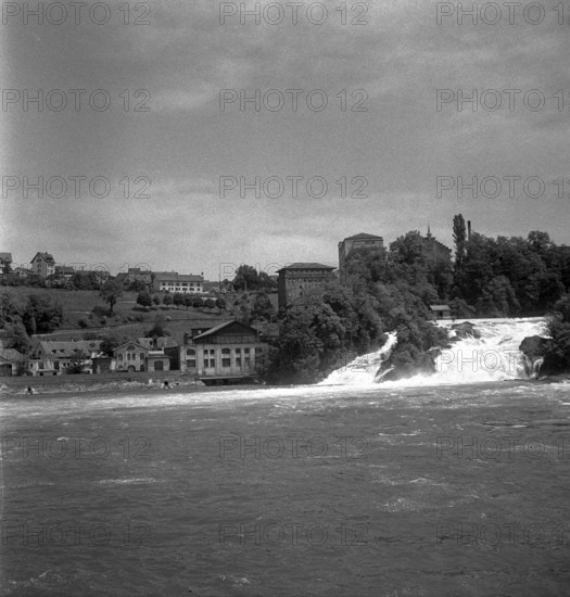 Rhine falls, 1946.