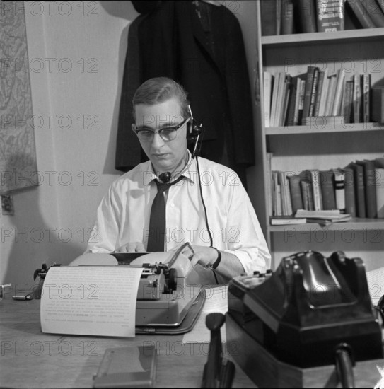UPI office, 1963.