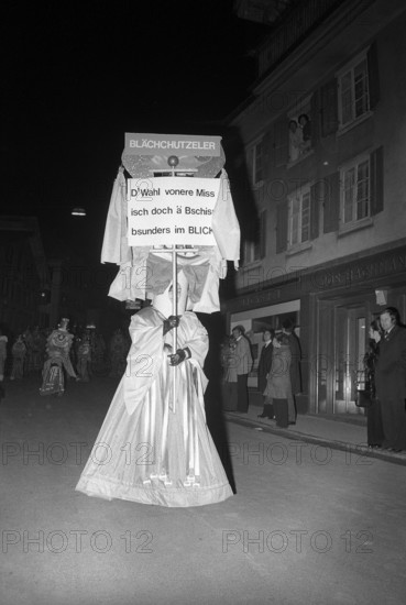 Guggenmusik meeting, Kussnacht am Rigi 1973.